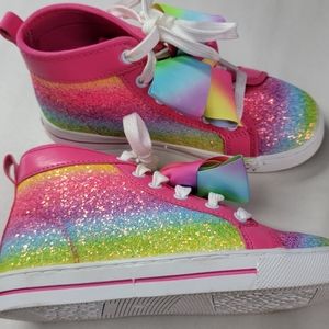 JoJo Siwa high top sneakers girls size 1